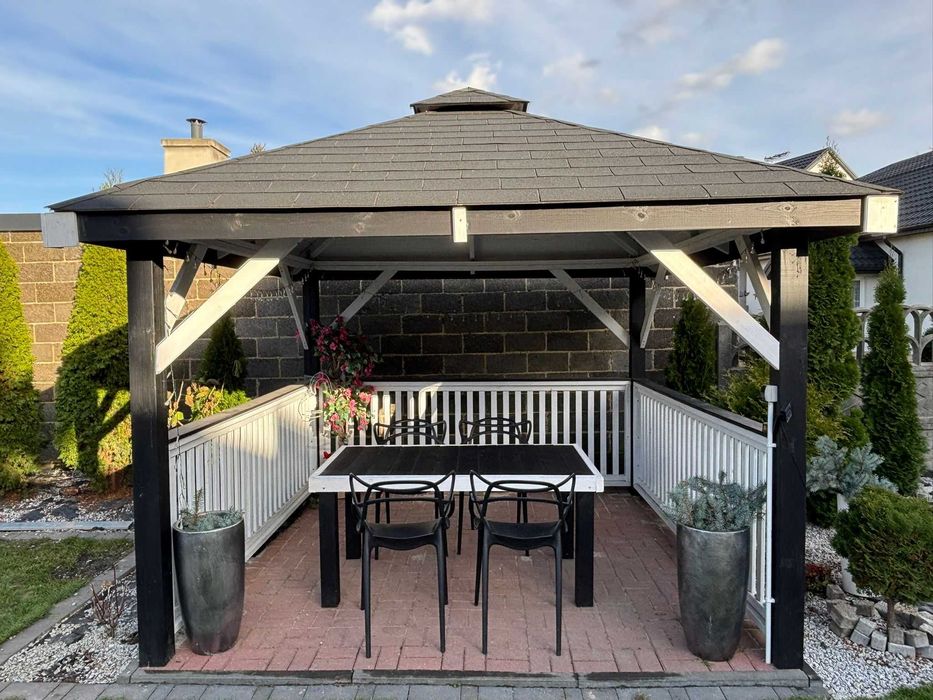 Altanka ogrodowa Altana drewniana 3x3 Stół gratis!