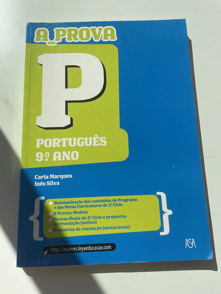 Livro preparação exame 9°ano de português