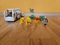 Lego duplo 10502 safari zoo, zebranie, struś, lwy, autobus