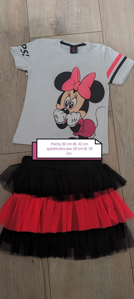 Neonowy komplet minnie