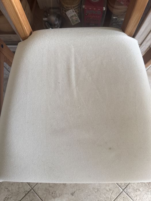 5 cadeiras Ikea com almofada em tecido