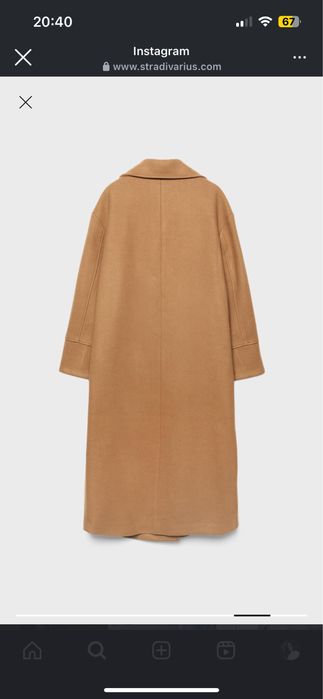 Пальто прямого оверсайз крою