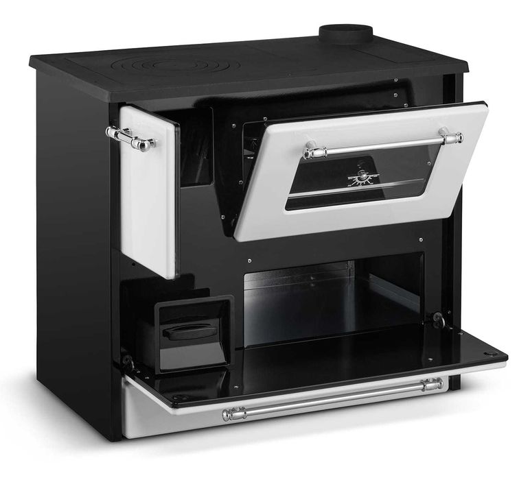 Kuchnia węglowa grudziądzka na drewno Piekarnik OMEGA 701 BIAŁA 9 kW