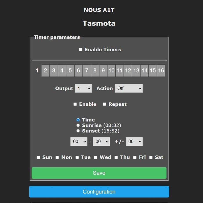 Gniazdko Nous Tasmota WiFi 2 szt.