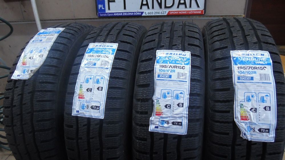 Tanie Nowe 195/70R15C SAILUN Endure WSL1 -BUS , Opony Zimowe ANDAR