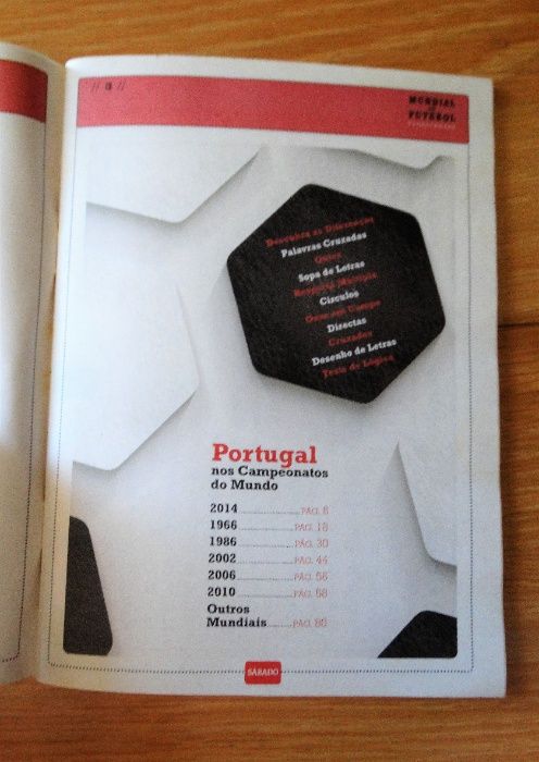 Livro Mundial de Futebol - Passatempos