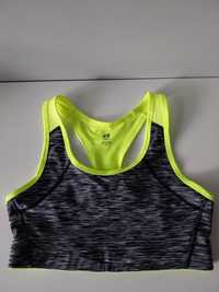 Sportowy biustonosz, top H&M rozm. M