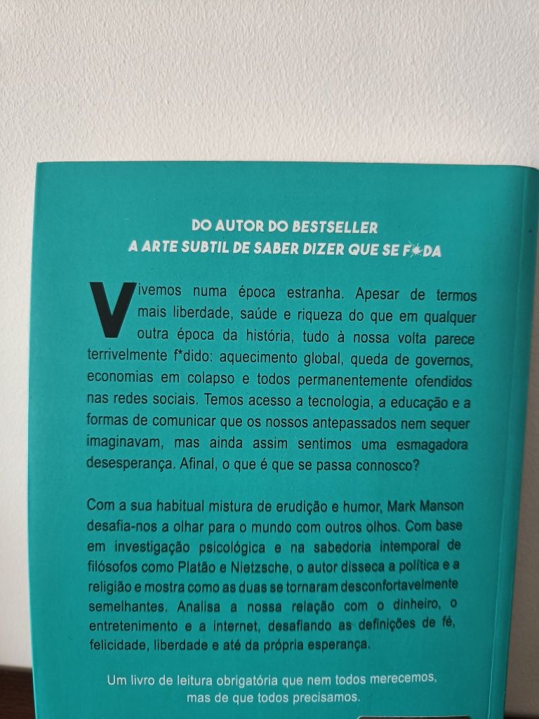 Livro Mark manson