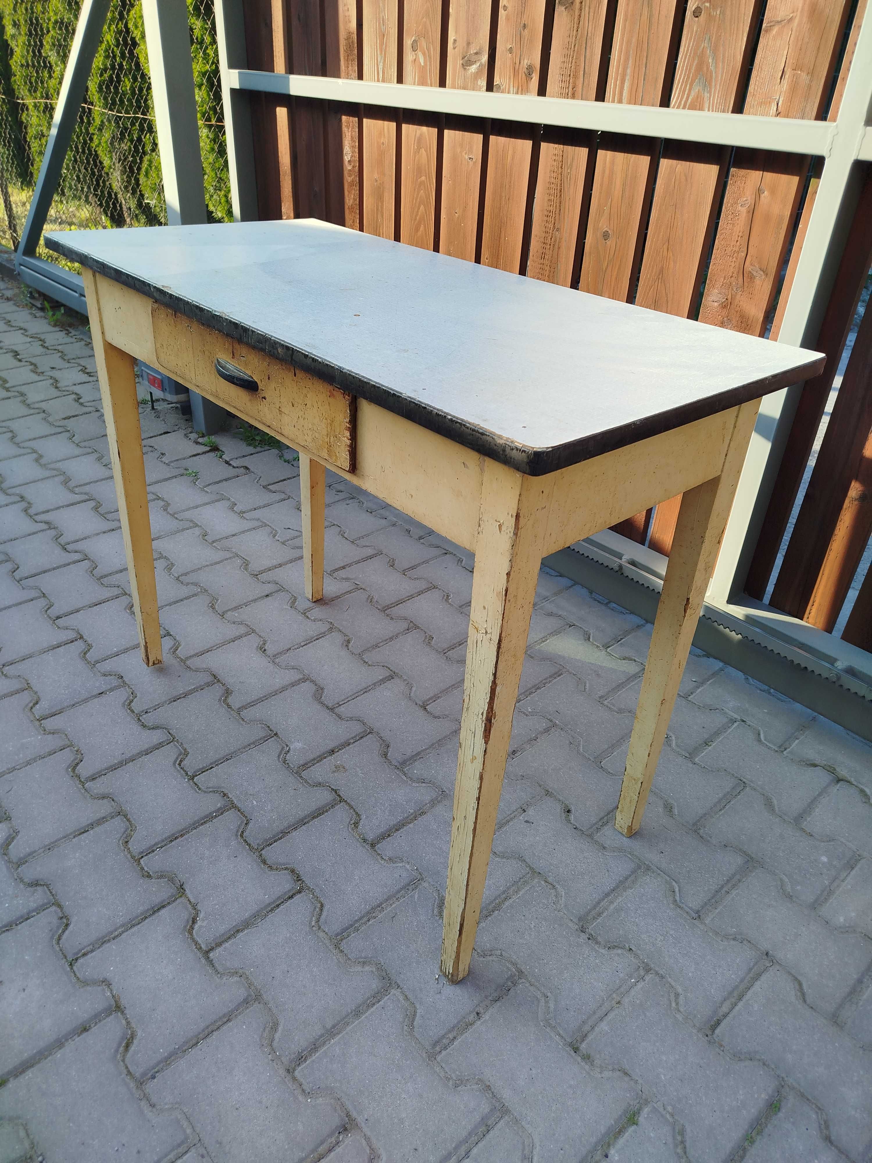 Stół kuchenny używany 98*48 epoka PRL