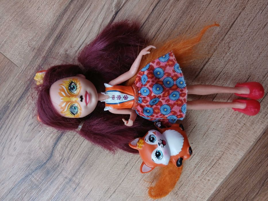 Enchantimals lalka lisek