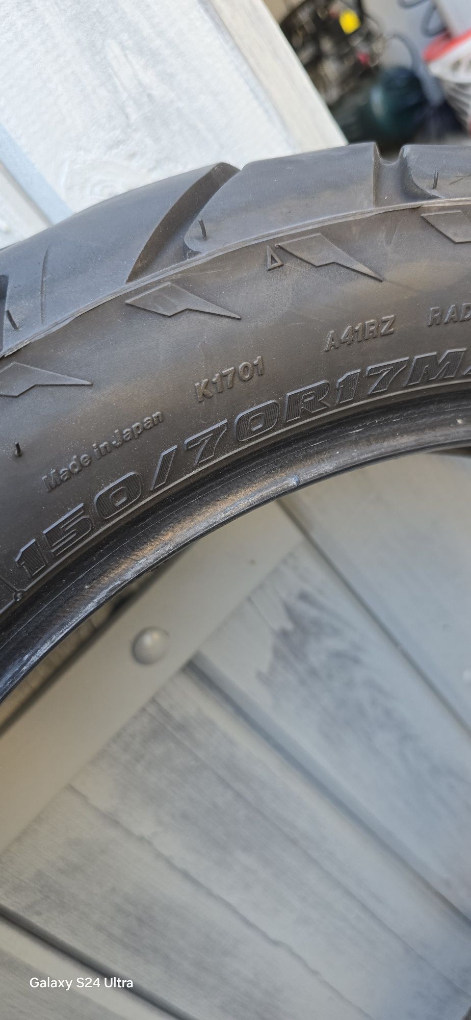 Opony 110/80 R19 oraz 150/70 R17 Bridgestone