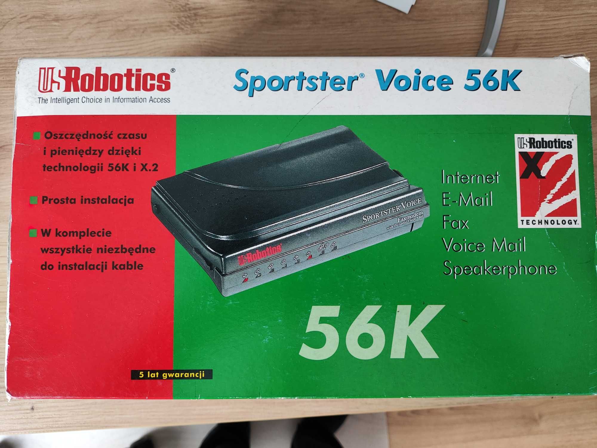 Sportster Voice US Robotics stary modem