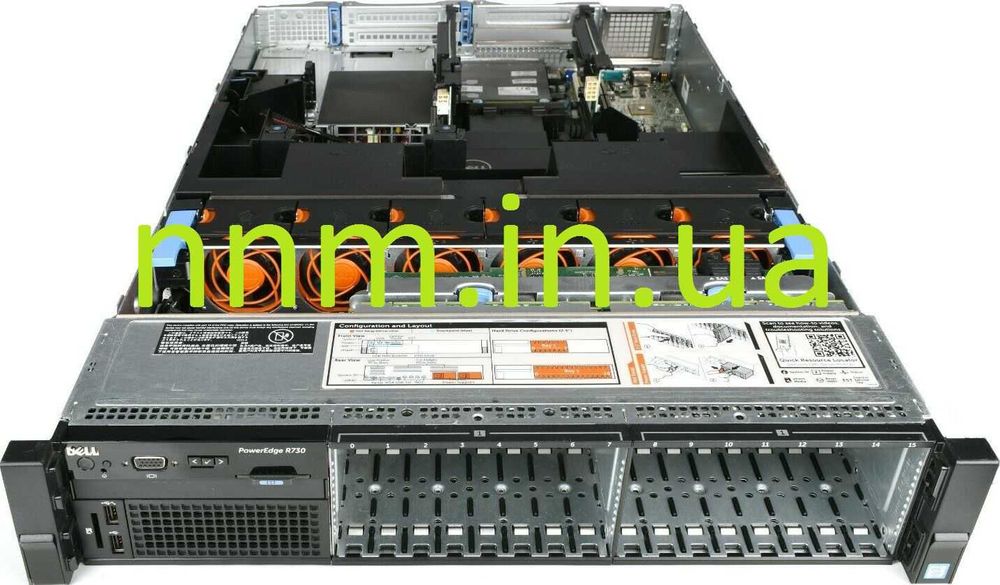 Dell PowerEdge R730 Server 16SFF 16x2.5 БП 750Вт