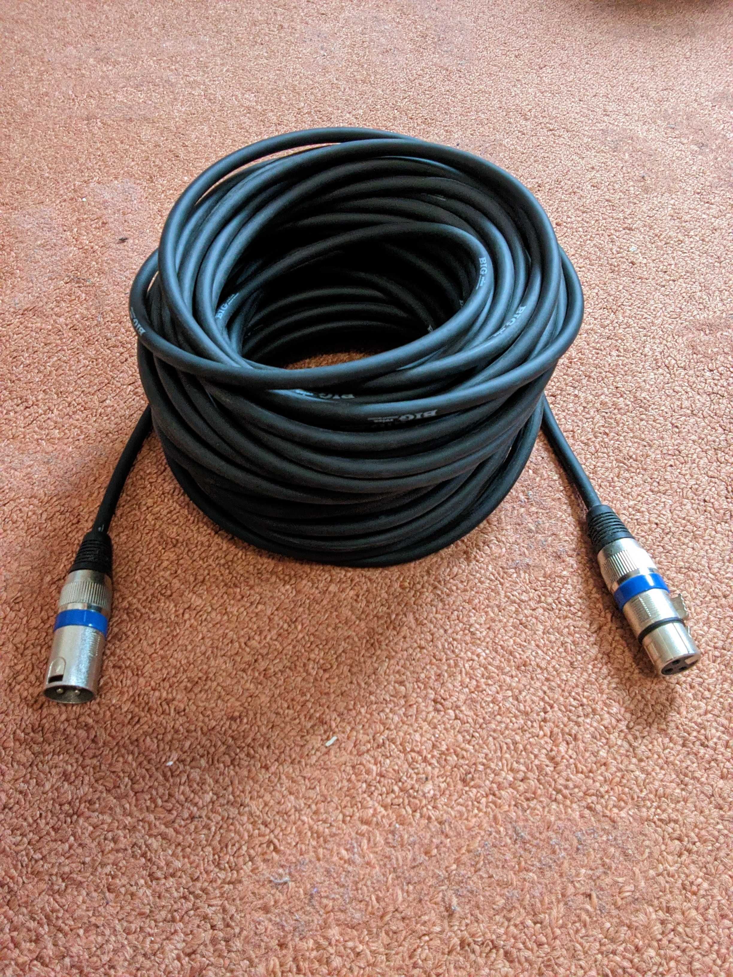 Микрофонный кабель Big ES2097 Залишок 36 і 30 метрів.