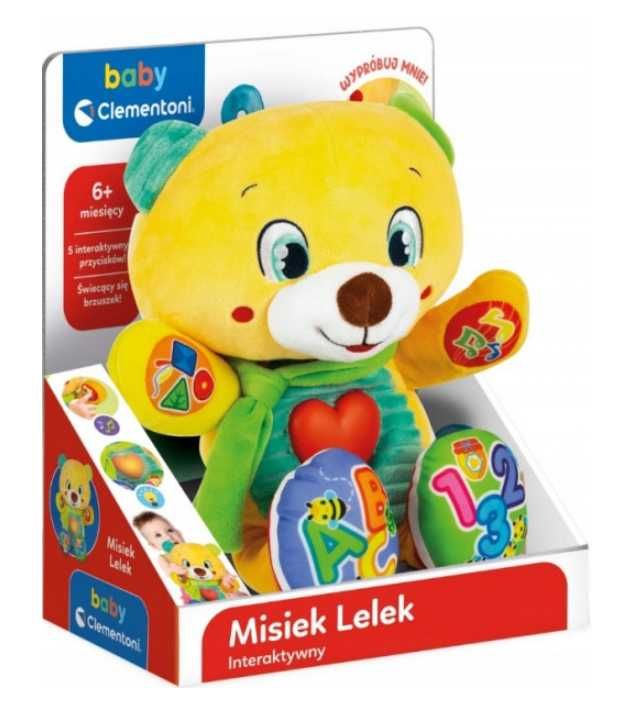 CLEMENTONI 50704 Interaktywny Misiek LELEK