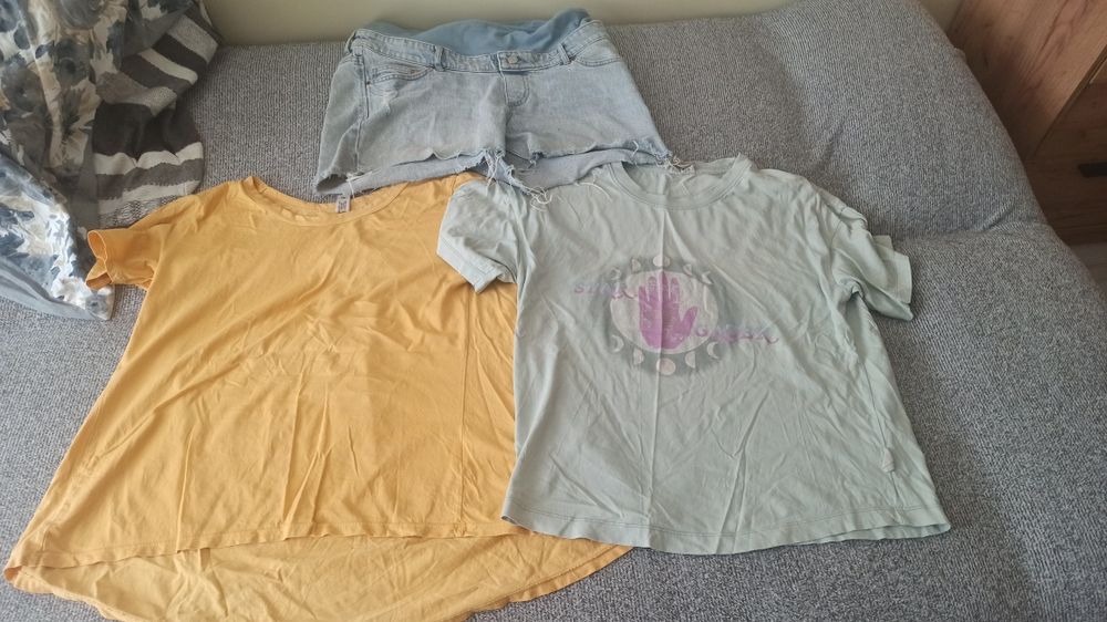 Zestaw ciążowy letni rozmiar 40