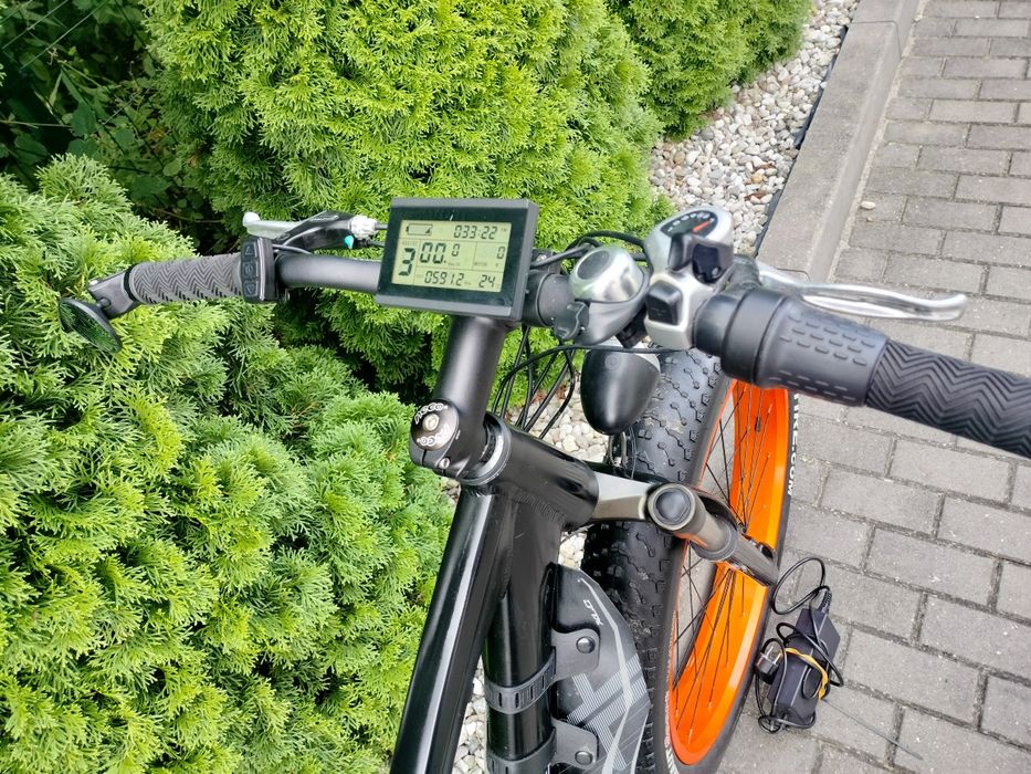 Rower elektryczny Fat bike bateria 600wh silnik Bafang
