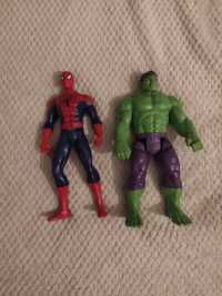 figurki Spiderman i Hulk