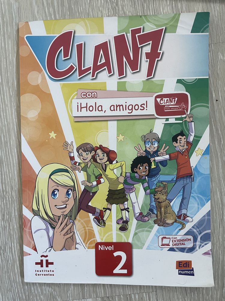 podręcznik do hiszpańskiego Clan 7 4 części