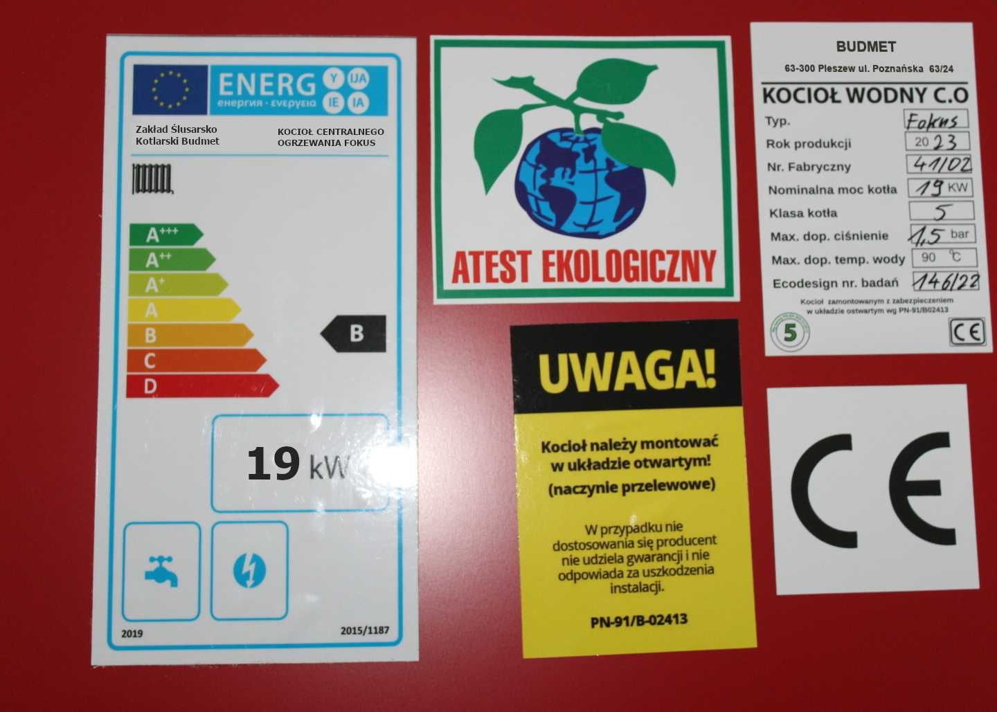 PIEC 19 kW do 170 m2 UniwersumEKO KOCIOŁ Piece KOTŁY Węglowe Drewno