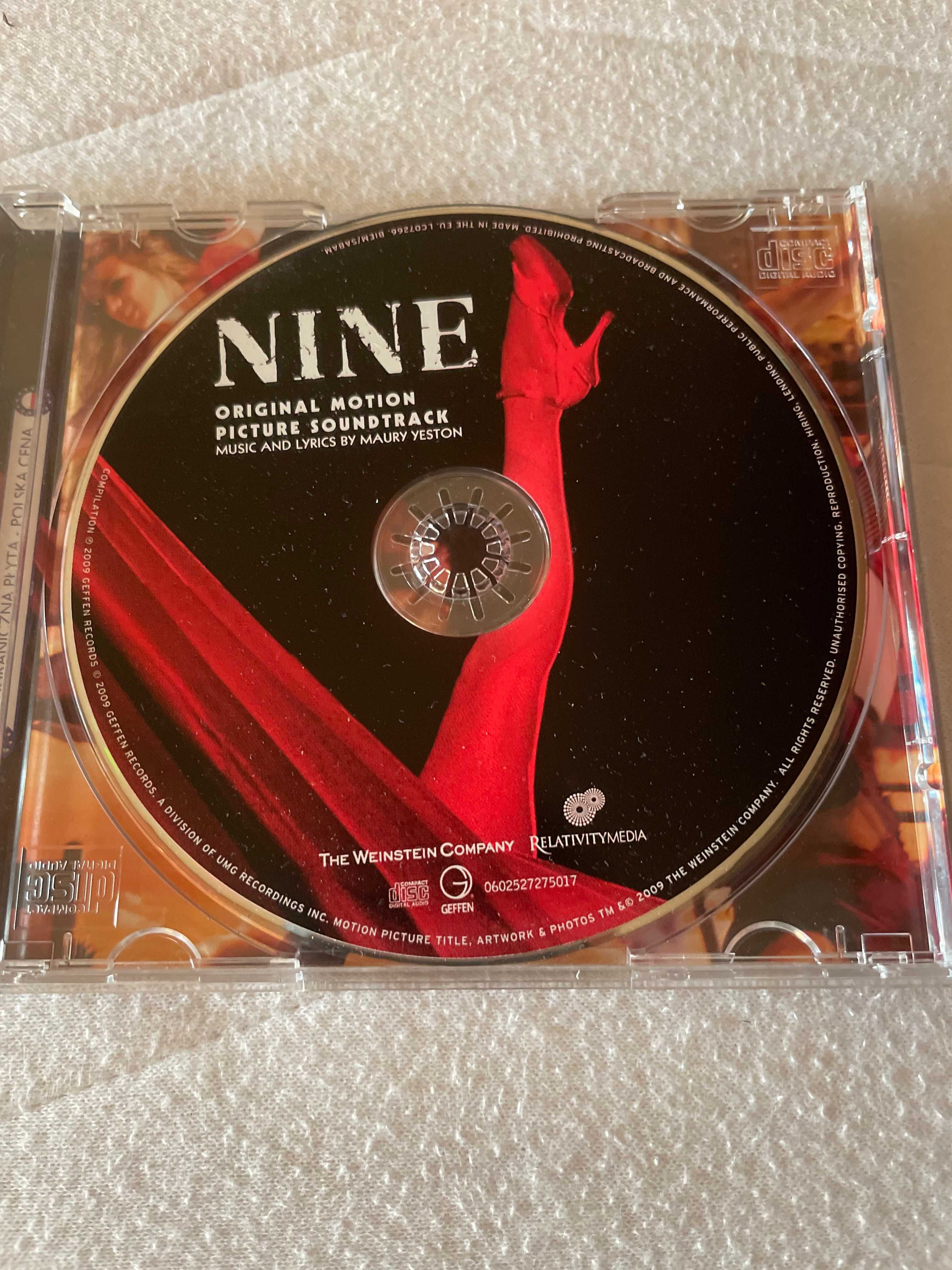 Płyta CD Soundtrack musicalu NINE OST - Olsztyn