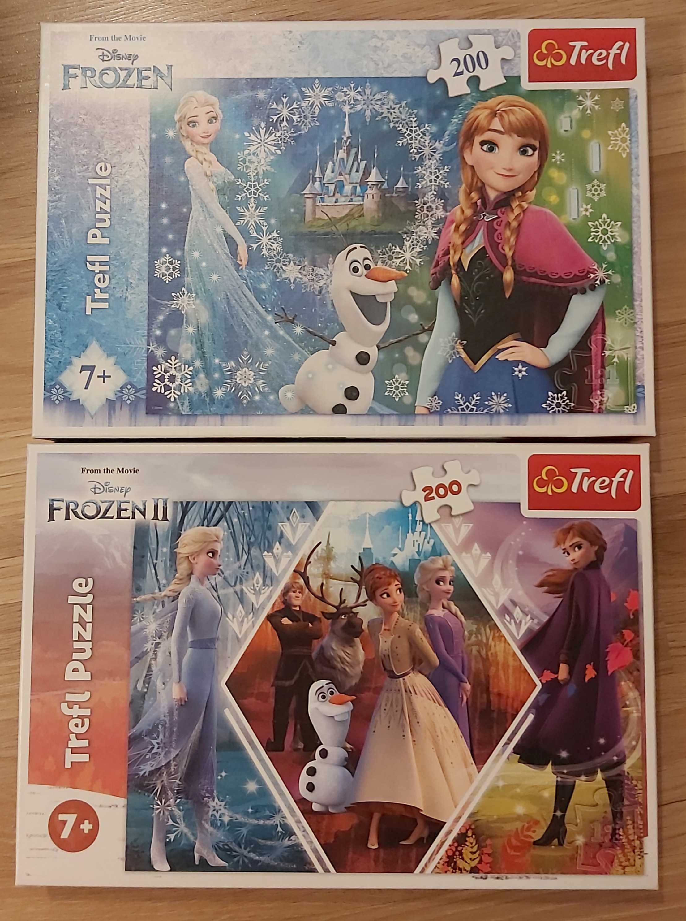 Puzzle Kraina Lodu JAK NOWE