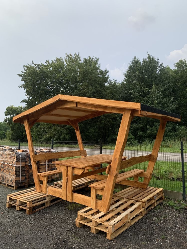 Huśtawka ogrodowa/plac zabaw/meble ogrodowe/huśtawki z bala/altany
