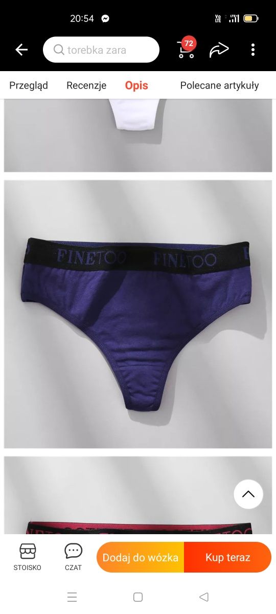 Stringi szeroki pas M/L