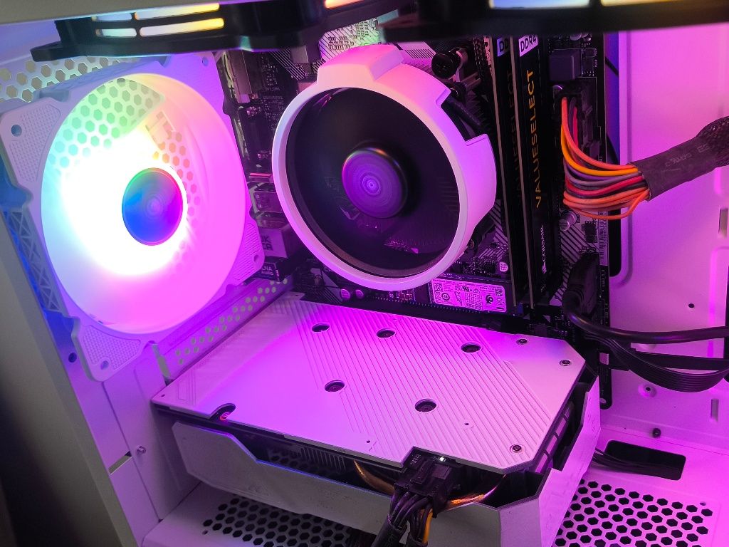 Biały Komputer Gamingowy |Ryzen 7|GTX 1660Ti|16 GB RAM|