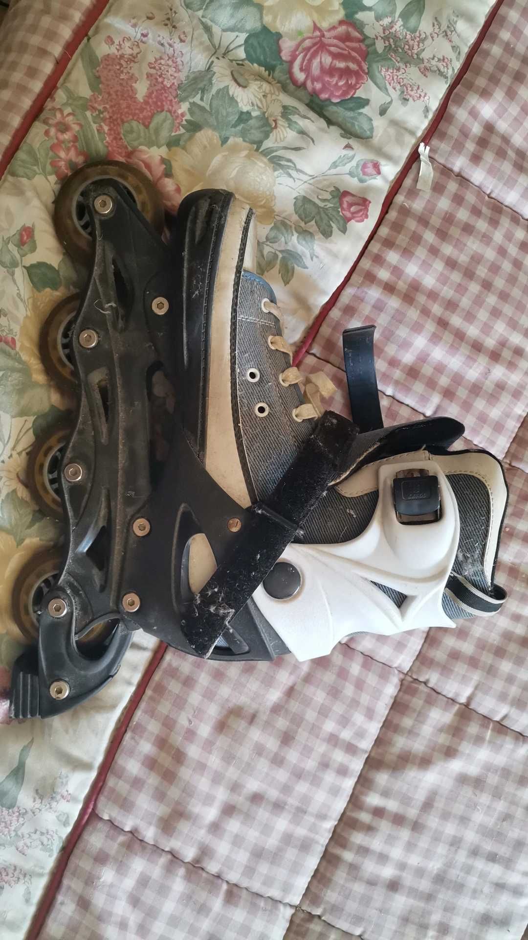 skate e patins semi novos usados poucas vezes