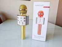 zestaw 2 mikrofonów karaoke GOLD głośnik Bluetooth ZŁOTE NOWE!