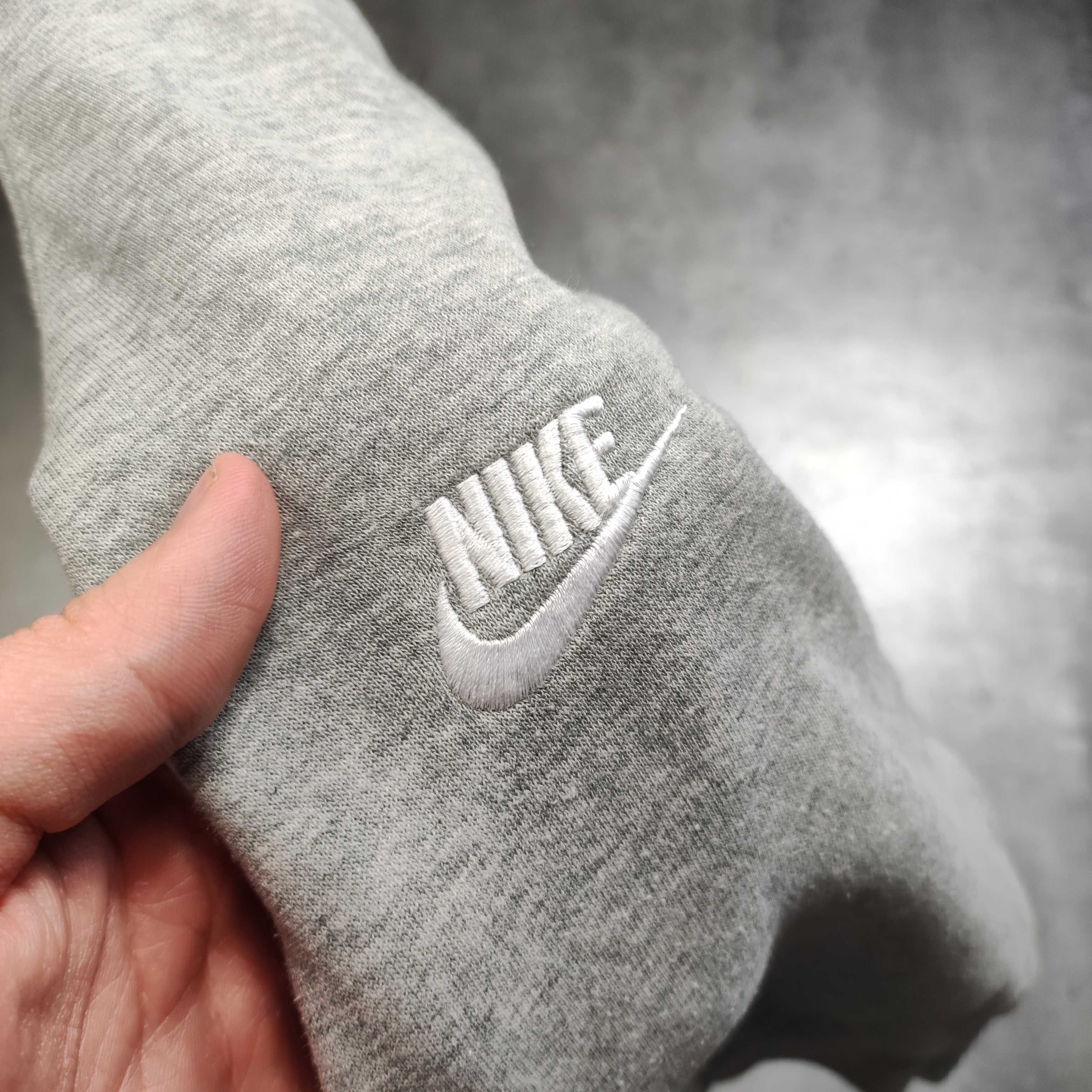 DAMSKA bluza PREMIUM Crop Krótka Szeroka Nietoperz Suwak Nike Bawełna