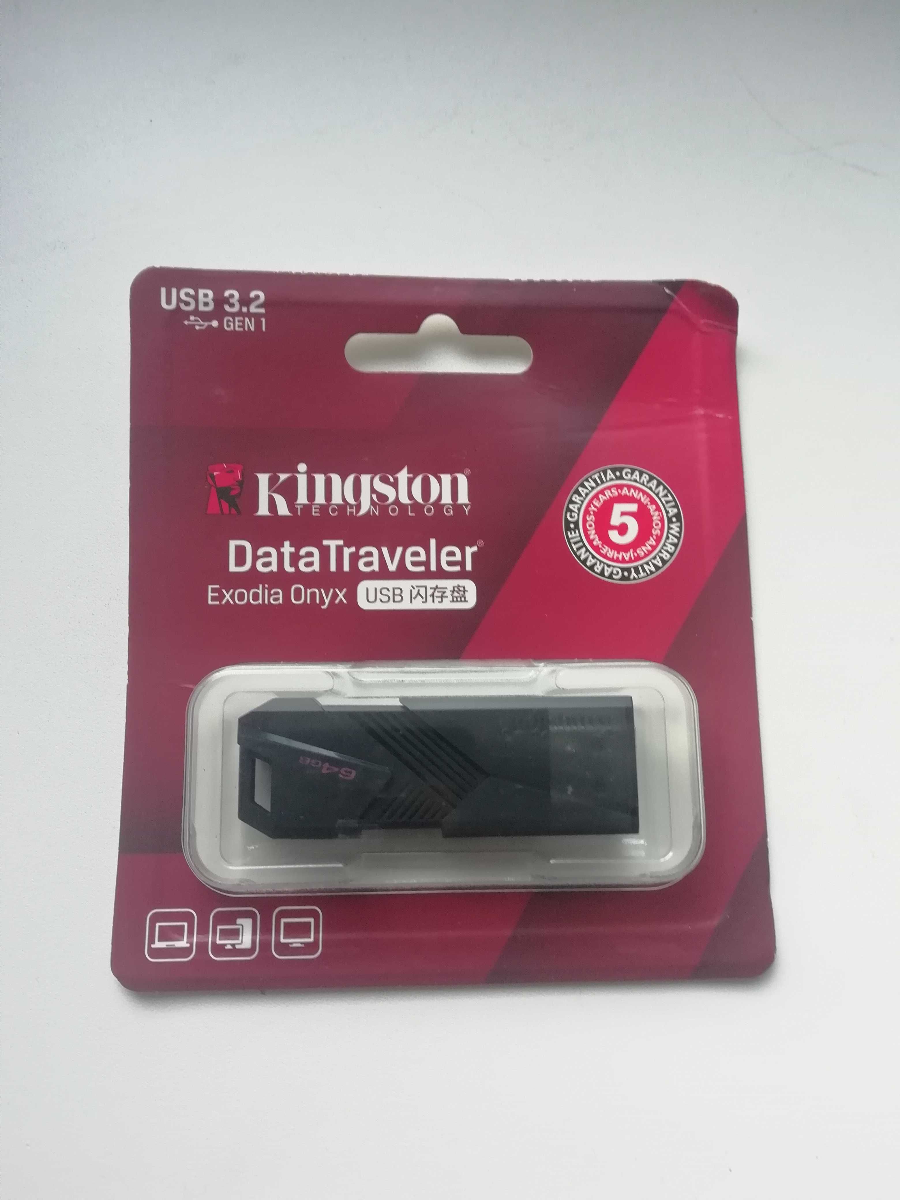 Флешка 64Gb Kingston новая фирменная запечатанная