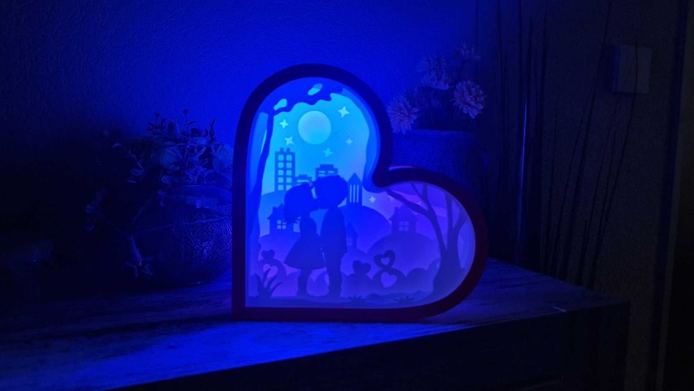 Lampa Valentynki Miłość