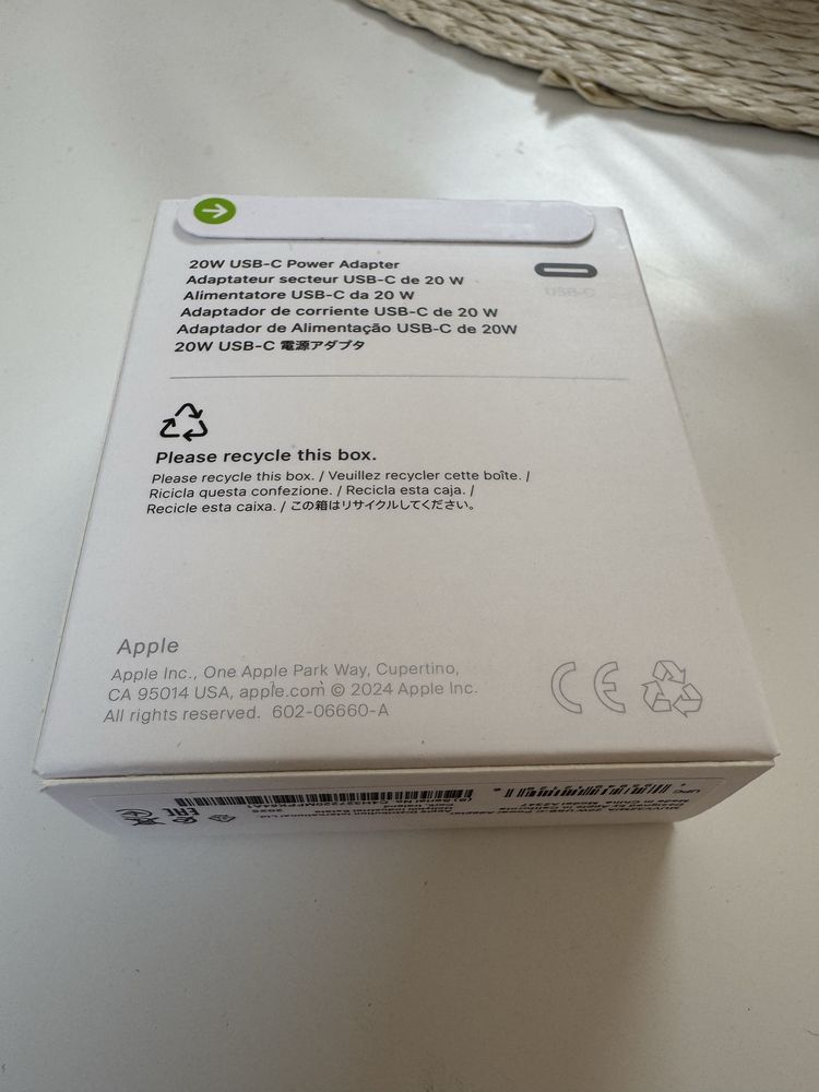 Adapter kostka ładowarka 20w typu C Apple iPhone