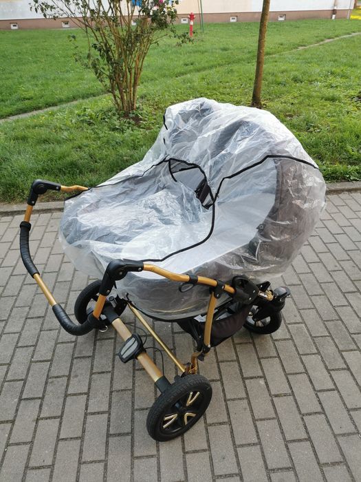 Wózek Dla Bliźniąt 3w1 Gondola, Spacerówka i 2 Nosidełka Samochodowe