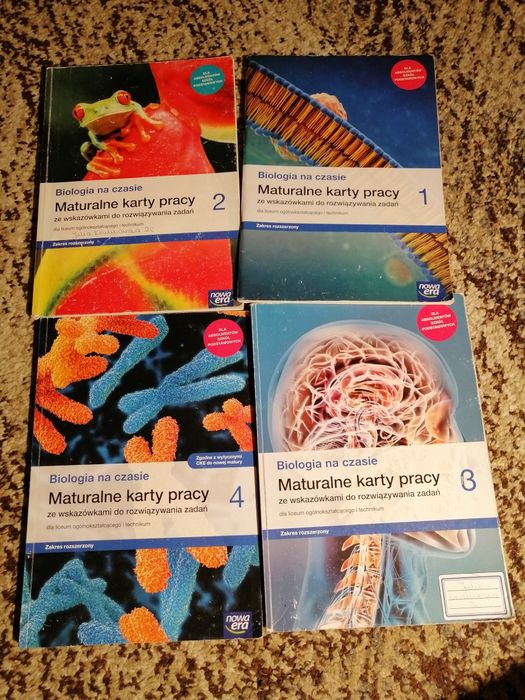 Biologia na czasie- maturalne karty pracy
