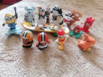 Figurki z bajek Madagaskar, Kung Fu Panda, różne 12szt.