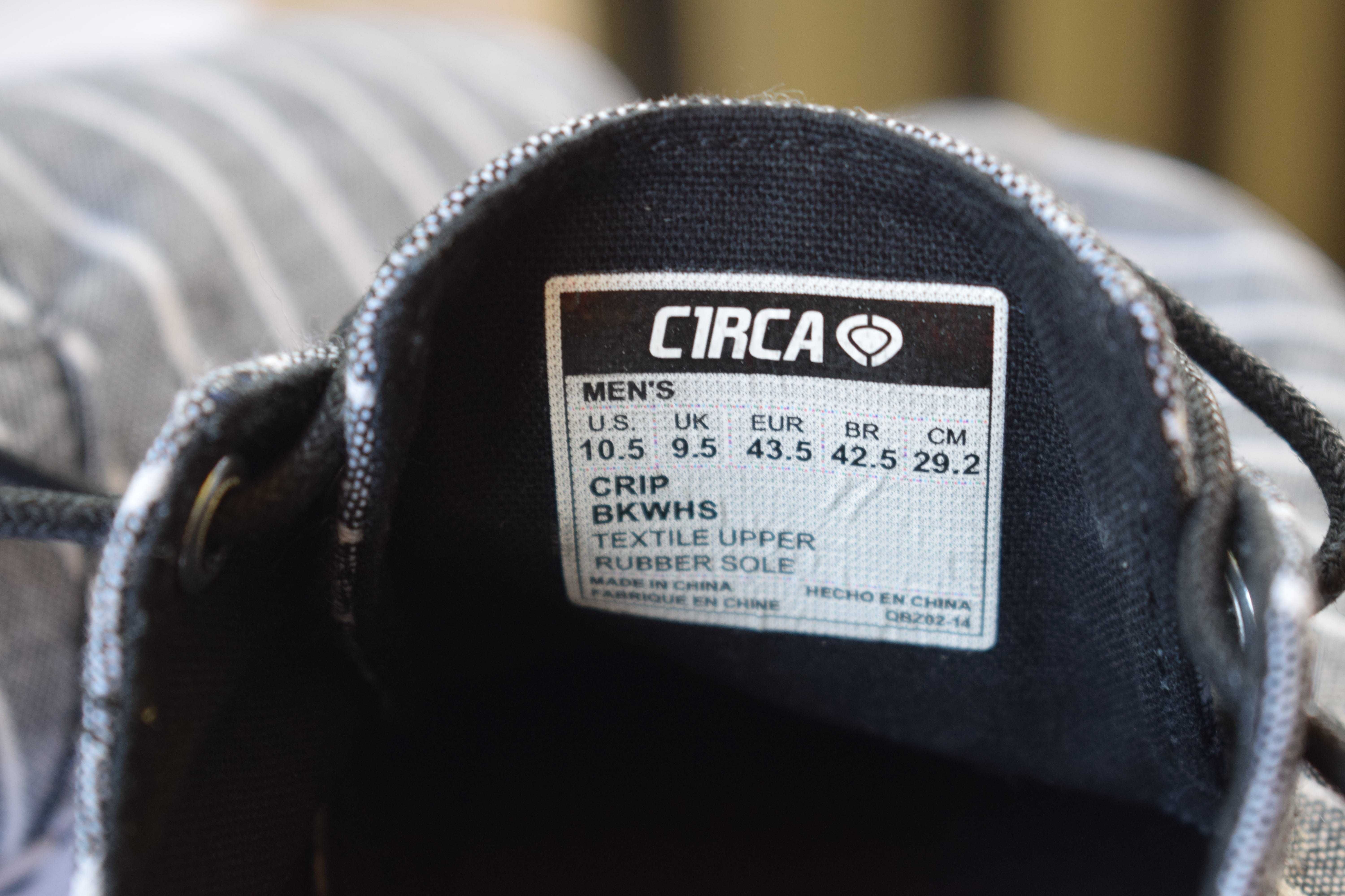 летние туфли слипоны мокасины Circa США р. 43 27 см