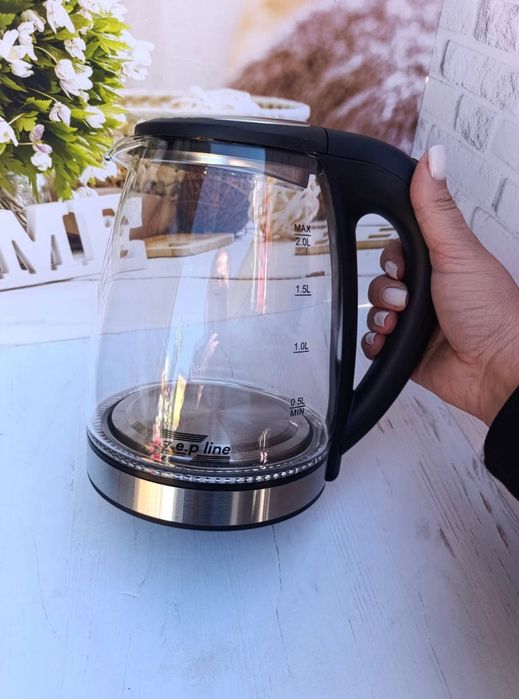 Електрочайник скляний | Чайник из стекла