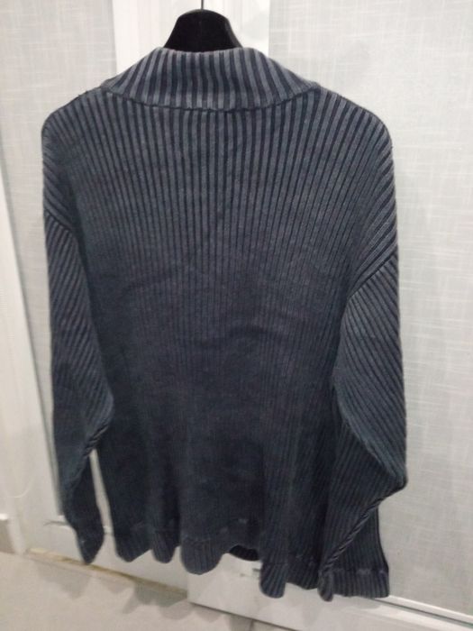 Casaco/Camisola de malha, muito quentinha , em azul - tamanho L