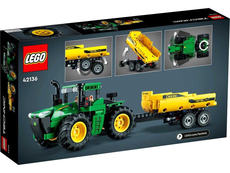 LEGO 42136 Technic Traktor John Deere 9620R 4WD Nowy Klocki Nowe