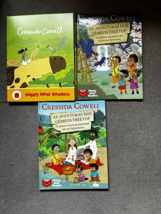 3 Livros McDonald’s Cressida Cowell