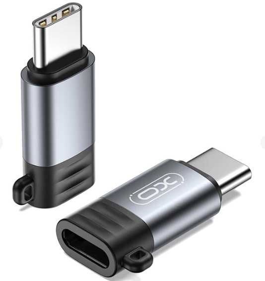 Перехідник XO NB263B Lightning to USB-C Grey
