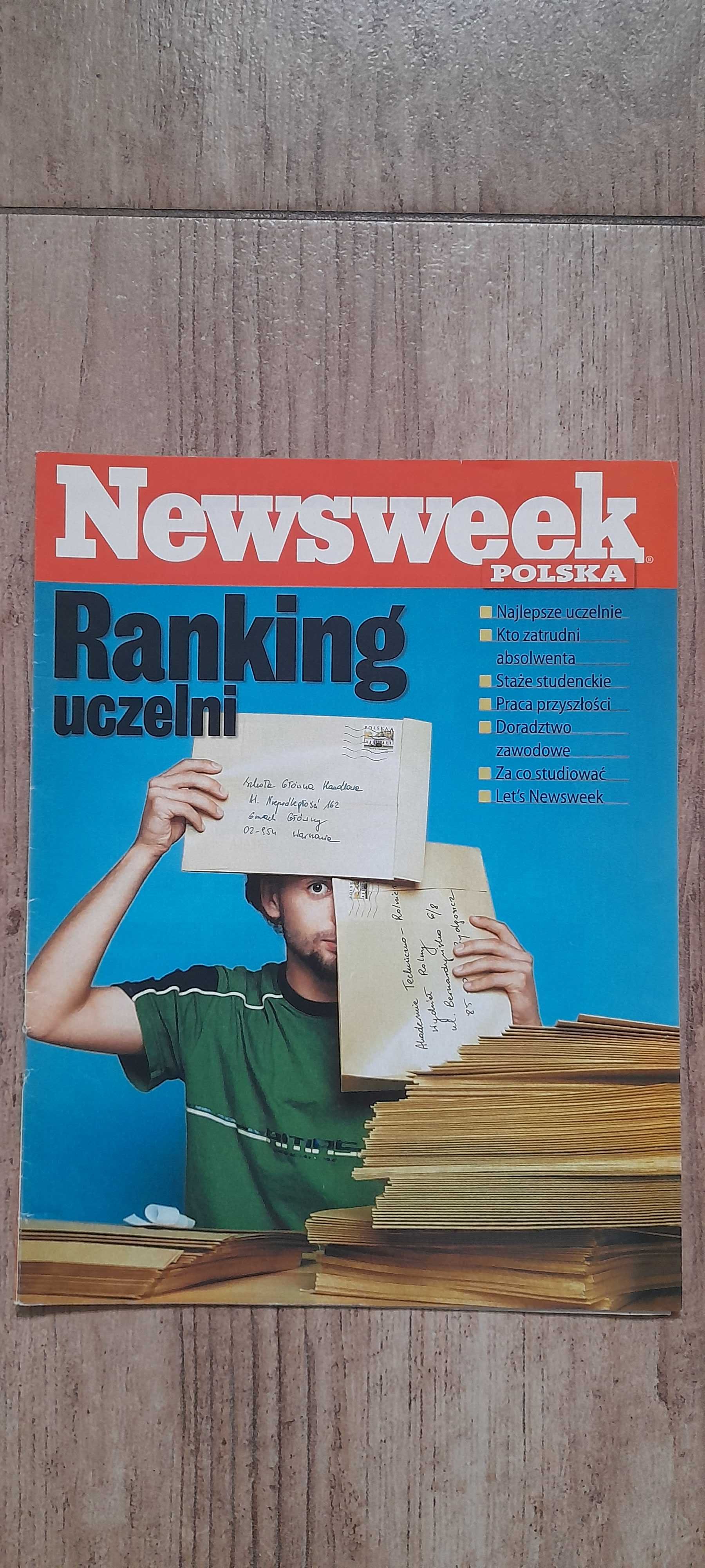 "Newsweek Polska - ranking uczelni"; dodatek do wydania z 31.03.2002r.