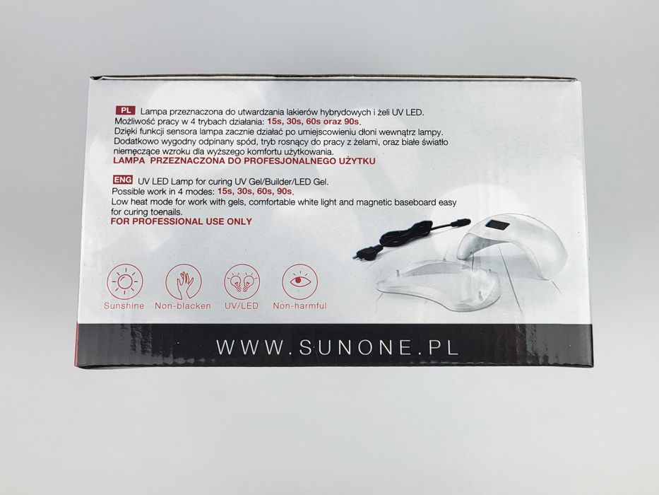 Lampa UV/LED SUNONE 48W SUN 5 do utwardzania lakieru hybrydowego