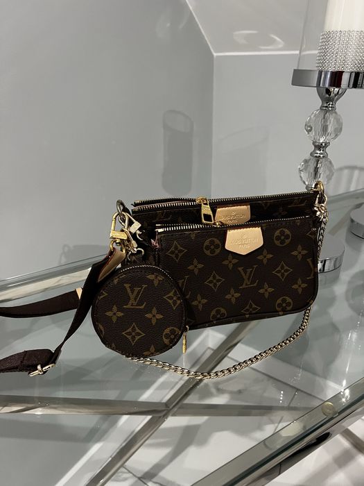 Louis Vouitton torebka listonoszka brązowa