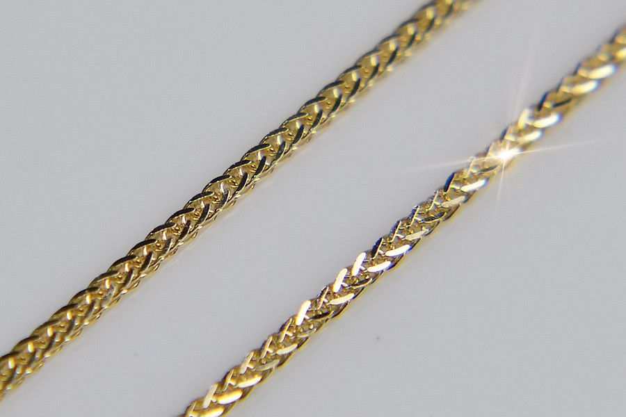 Złoty łańcuszek 14k żółte złoto 585 Lisi ogon cc036y 45cm 3mm Gdańsk
