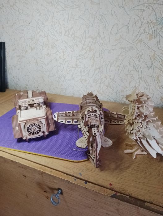 Деревянные 3D пазлы.