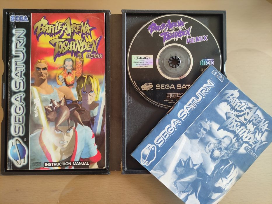 Jogo Sega Saturn Battle Arena Toshiden Remix